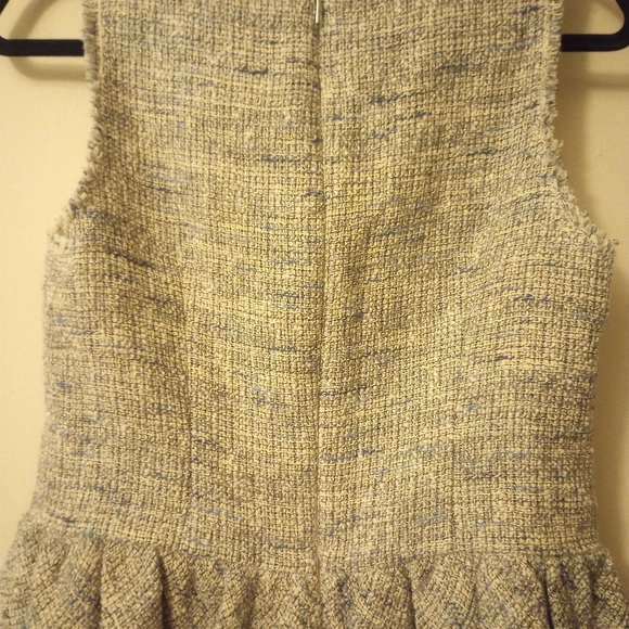 Rebecca Taylor gray metallic tweed peplum - Picture 8 of 9